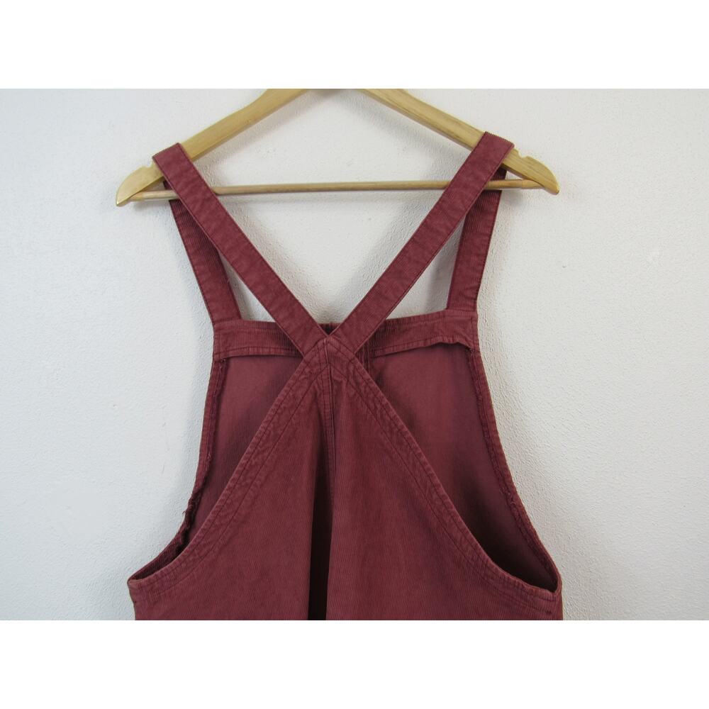 American Eagle Large Pink Corduroy Mini Dress Overall Y2K Dust Pink Preppy - Picture 5 of 6